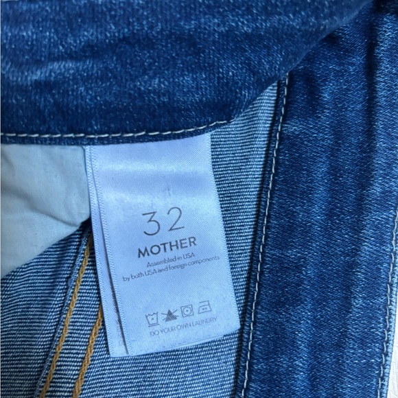 Mother The Dazzler Fray High-rise Slim-straight Jeans - Picture 4 of 8
